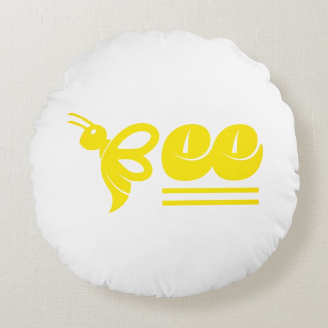 Bee Round Cushion (Front)