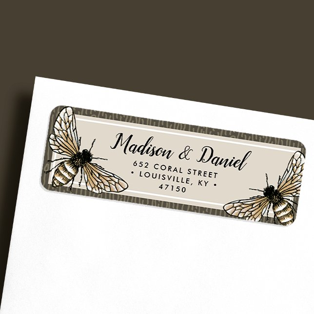 Bee Rustic Umber Elegant Vintage (Creator Uploaded)