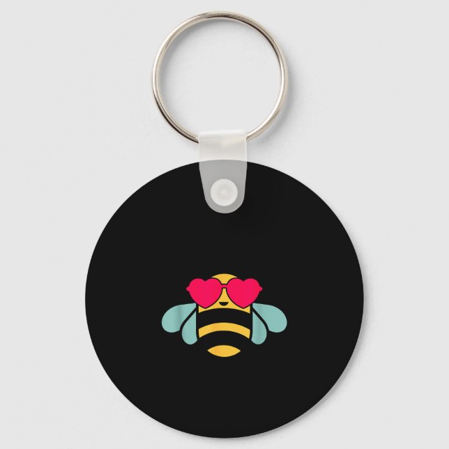 Bee-shirt Girls Bumble Bee Kind Toddler Kids Cute  Key Ring (Front)