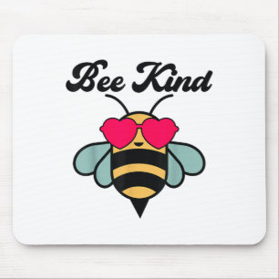 Bee-shirt Girls Bumble Bee Kind Toddler Kids Cute Mouse Mat