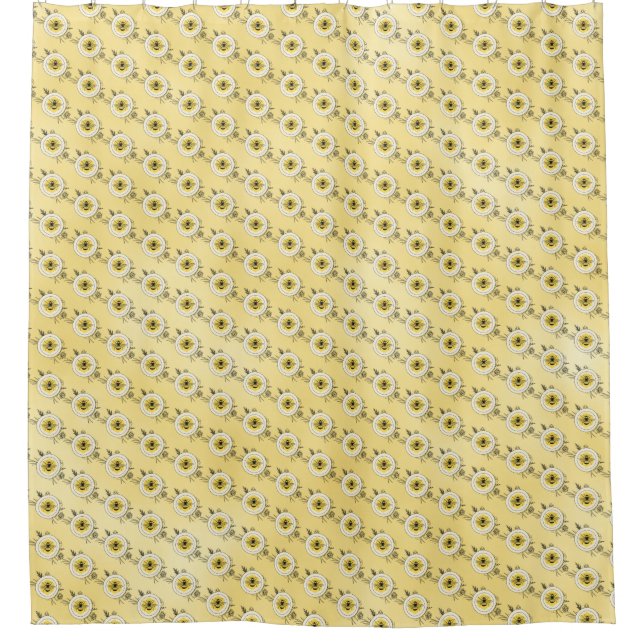 Bee Shower Curtain (Front)