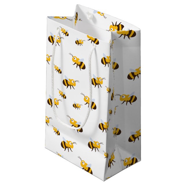 Bee Small Gift Bag (Front Angled)