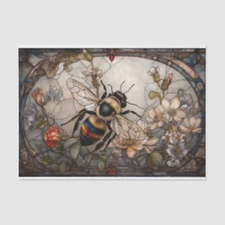 Bee Stained Glass Tissue Paper