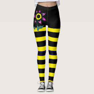 Bee Stripe Leggings