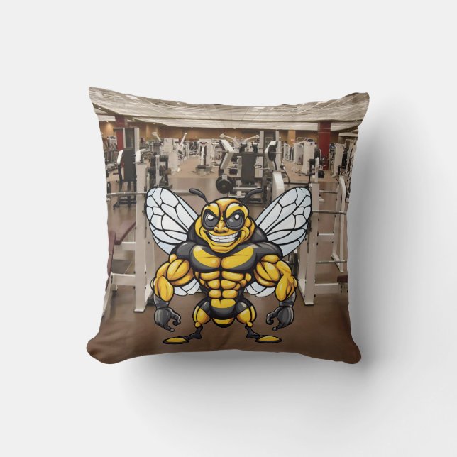 Bee Strong!  Cushion (Front)