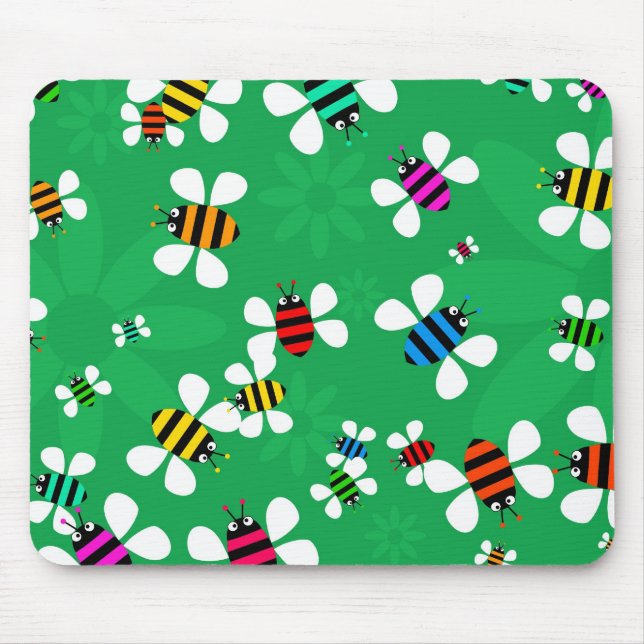 Bee Swarm Mouse Mat (Front)