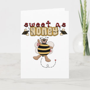 Bee Sweet as Honey Tshirts and Gifts Card