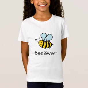 Bee Sweet cute cartoon t shirt for girls