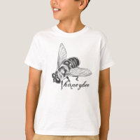 Bee T-shirt Kid's Honeybee Bug Shirt Bug Shirt