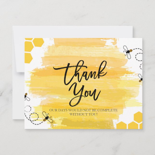 Bee Thank You Card (Front)