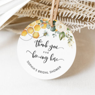 Bee thank you for beeing here favour tags