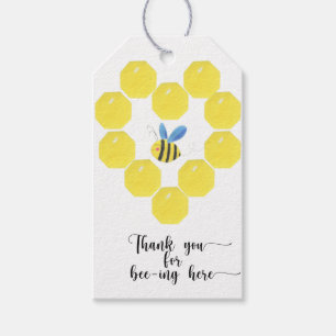Bee thank you for beeing here gift tags