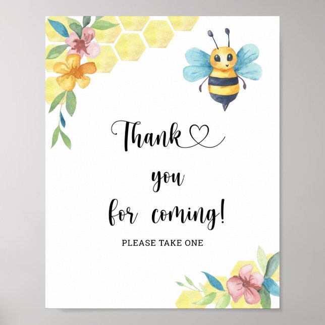 Bee \ Thank you for coming  Poster (Front)