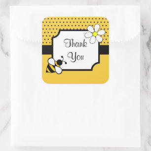 Bee Thank You Stickers