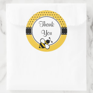 Bee Thank You Stickers