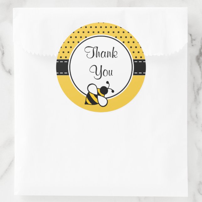 Bee Thank You Stickers (Bag)