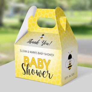 Bee Theme Baby Shower Gable Box