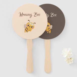 Bee Theme Baby Shower Mummy and Daddy Game Fan