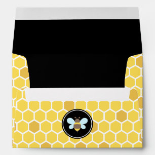 Bee Theme Honeycomb Envelope