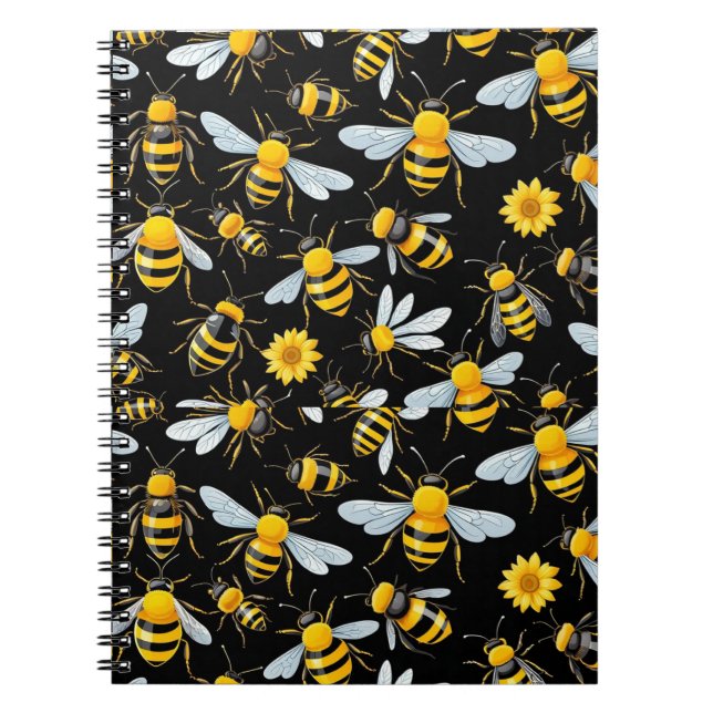 Bee-Themed Notebook (Front)
