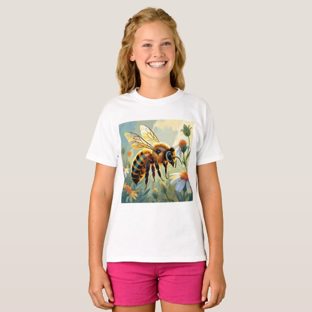Bee Themed  T-Shirt (Front Full)