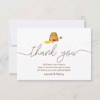Bee Themed Thank You Cards