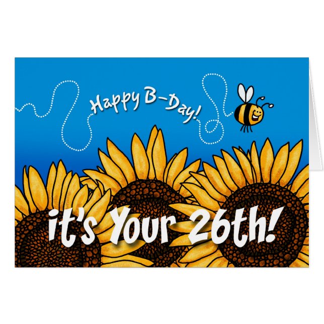 bee trail sunflower - 26 years old (Front Horizontal)