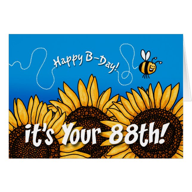 bee trail sunflower - 88 years old (Front Horizontal)