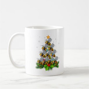 Bee Tree Christmas Funny Bee Christmas Lover T-Shi Coffee Mug