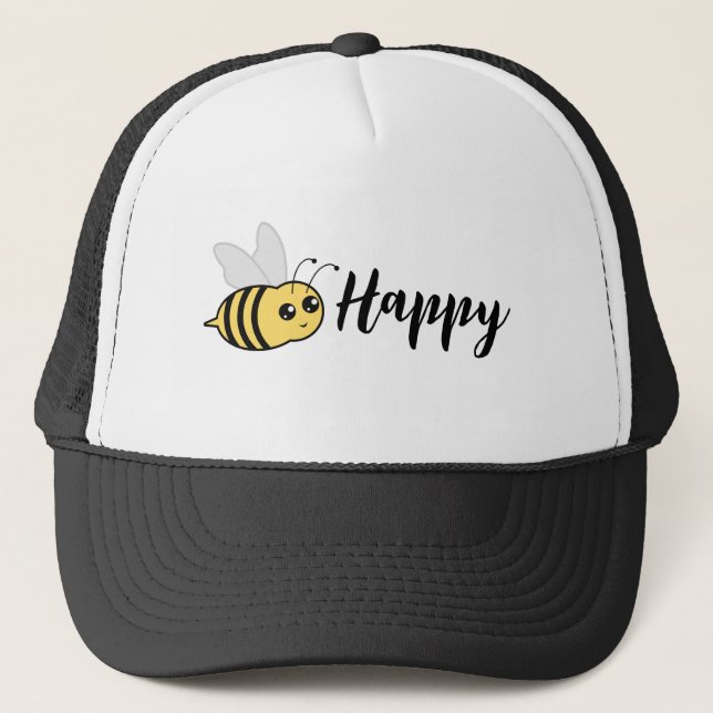 bee trucker hat (Front)