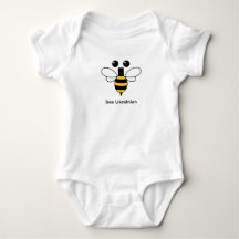 Bee Ukrainian Cute Bee Baby Bodysuit