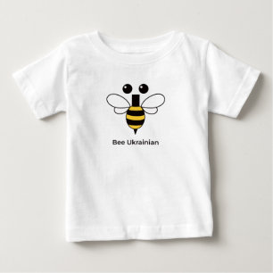 Bee Ukrainian Cute Bee Baby T-Shirt