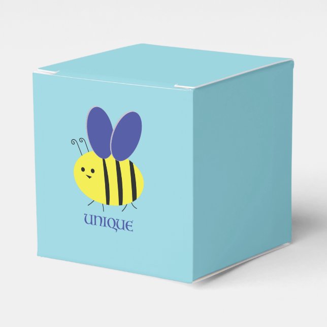 Bee Unique Favour Box (Front Side)