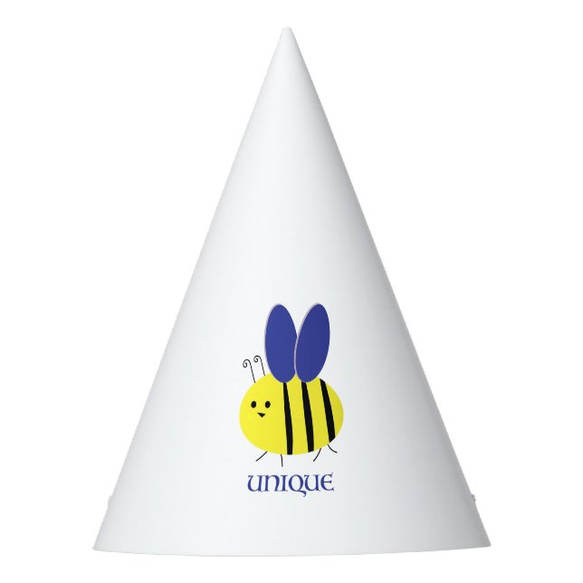 Bee Unique Party Hat (Front)