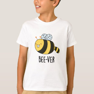 Bee-ver Funny Animal Beaver Bee Pun  T-Shirt
