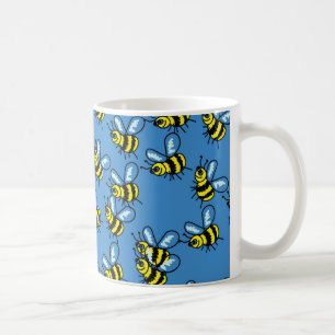 Bee Wallpaper Coffee Mug