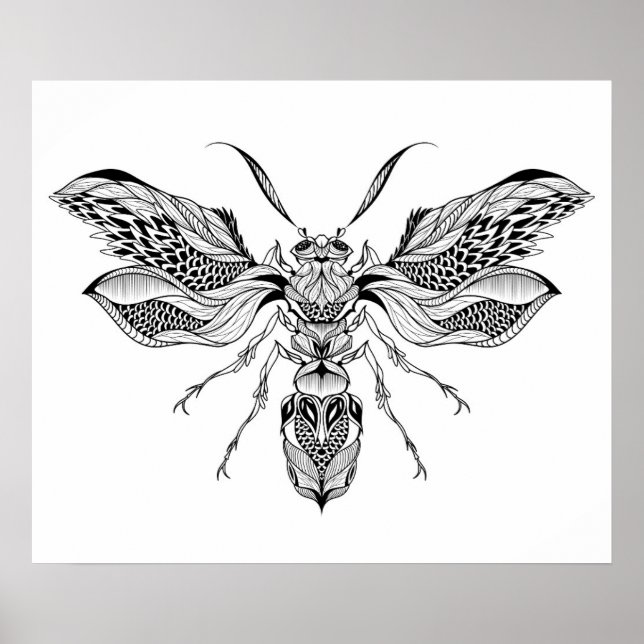 Bee-Wasp Tattoo 2 Poster (Front)