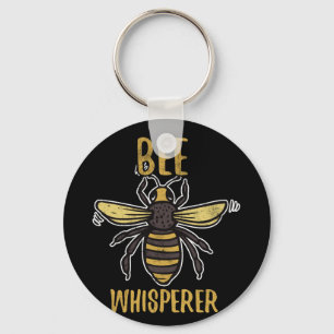 Bee Whisperer Beekeeper Honey Pollen Key Ring