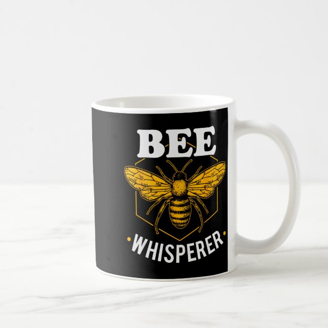 Bee Whisperer - Funny Beekeeng &amp; Beekeeper  Coffee Mug (Right)