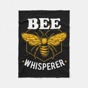 Bee Whisperer - Funny Beekeeng & Beekeeper  Fleece Blanket