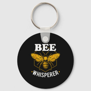 Bee Whisperer - Funny Beekeeng &amp; Beekeeper  Key Ring