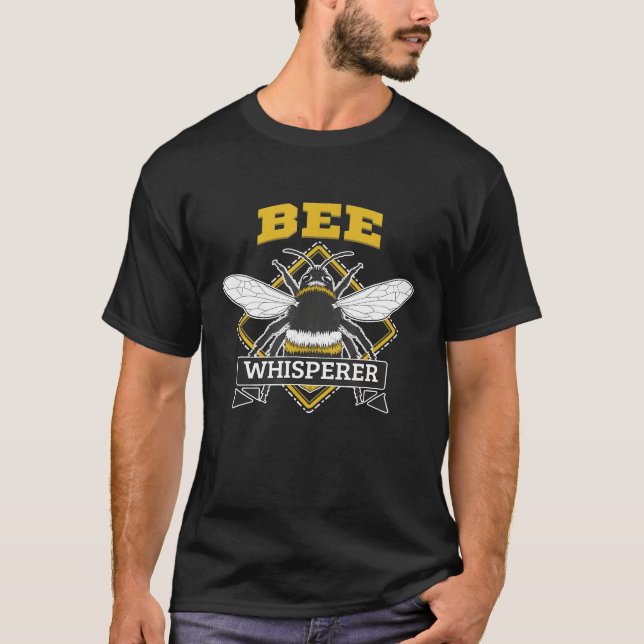 Bee Whisperer Shrit Beekeeper  Honey Pollen Tee (Front)