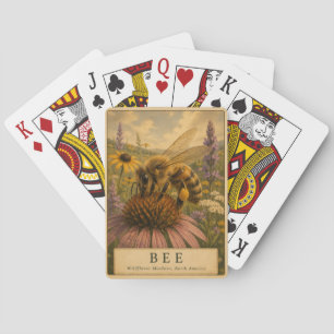 Bee Wildflower Meadows VINTAGE Playing Cards