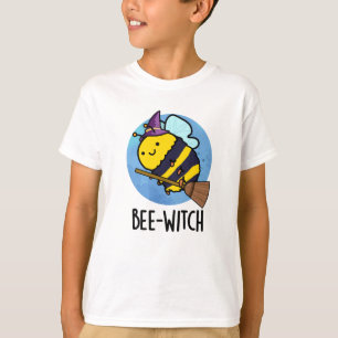 Bee-witch Funny Bee Pun  T-Shirt