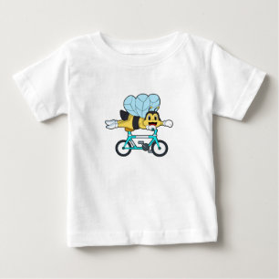 Bee with Bicycle Baby T-Shirt