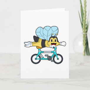 Bee with Bicycle Card