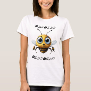 Bee With Big Hopeful Eyes Says Bee Your Best Self, T-Shirt
