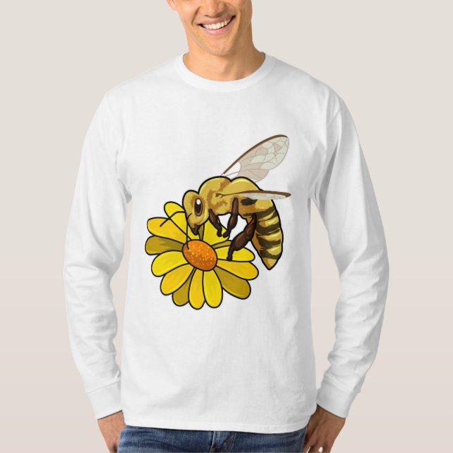 Bee with Blossom T-Shirt (Front)