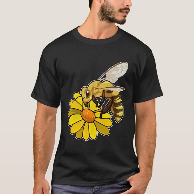 Bee with Blossom T-Shirt (Front)