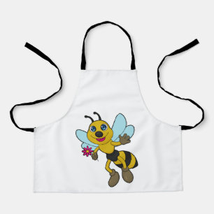 Bee with Flower Apron